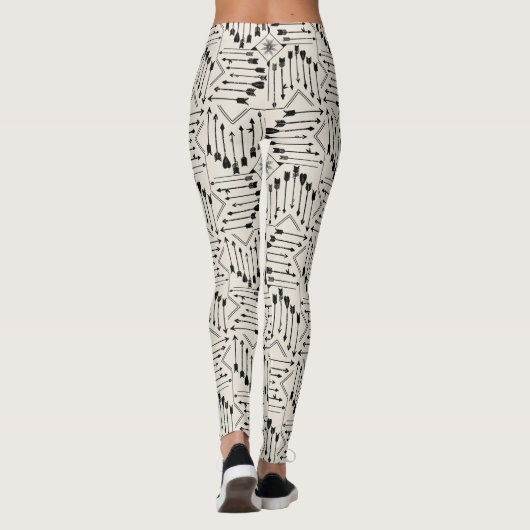 Leggings Flèches Boho et Sun V12 ID748 (Dos)