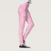 Leggings Flèches d'aquarelle rose (Droite)