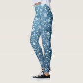 Leggings Flèches d'hiver bleu (Gauche)