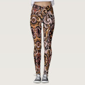 Leggings Flèches énergétiques rustiques (Devant)