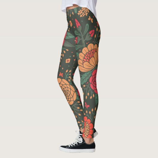Leggings fleur (Gauche)