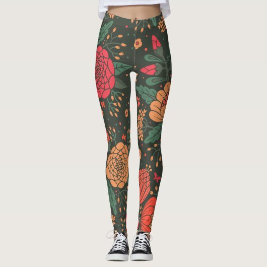 Leggings fleur (Devant)