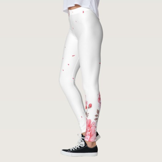 Leggings fleur5 (Gauche)