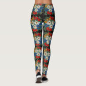 Leggings Fleur alpine suisse d'edelweiss (Dos)