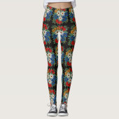 Leggings Fleur alpine suisse d'edelweiss (Devant)