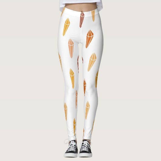 Leggings Fleur blanche (Devant)