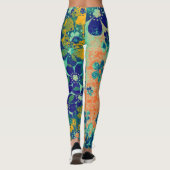 Leggings Fleur Bleu #2 (Dos)