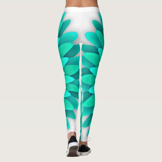 Leggings Fleur bleue (Dos)