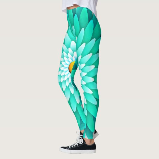 Leggings Fleur bleue (Gauche)