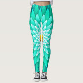 Leggings Fleur bleue (Devant)