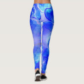 Leggings Fleur bleue (Dos)