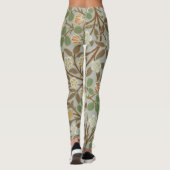 Leggings Fleur botanique de trèfle William Morris (Dos)