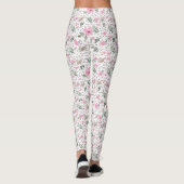 Leggings Fleur botanique vintage (Dos)