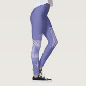 Leggings Fleur carré violette (Droite)