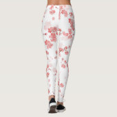 Leggings Fleur cerise 2 (Dos)