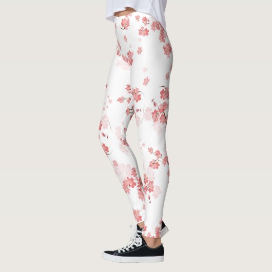 Leggings Fleur cerise 2 (Gauche)