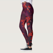 Leggings Fleur cerise 3 (Gauche)