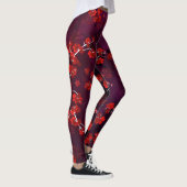 Leggings Fleur cerise 3 (Droite)