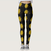 Leggings Fleur citron à tarte (Devant)