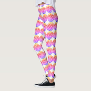 Leggings Fleur colorée de la vie