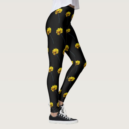 Leggings Fleur Coréopsis (Droite)