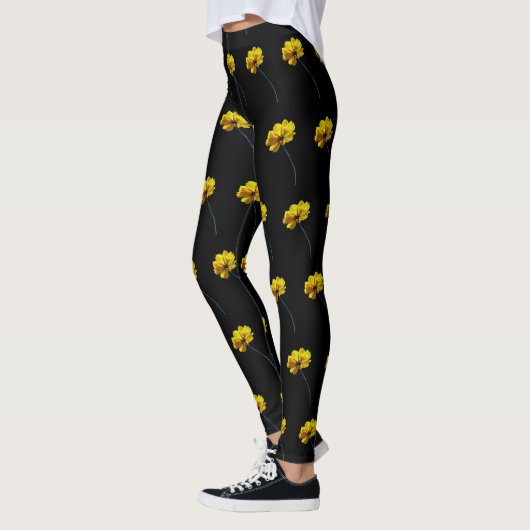 Leggings Fleur Coréopsis (Gauche)