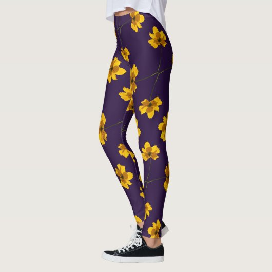 Leggings Fleur Coréopsis (Gauche)