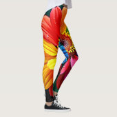 Leggings Fleur d'art à pétale arc-en-ciel (Droite)