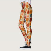 Leggings Fleur d'automne Cottagecore (Gauche)