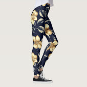 Leggings Fleur de bleu or Nature Pattern (Droite)