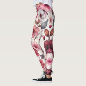 Leggings Fleur de cerise (Gauche)