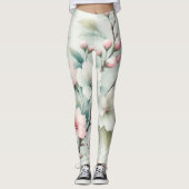 Leggings Fleur de cerise (Devant)