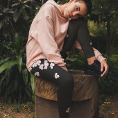 Leggings Fleur de cerise Botanique Florale Stylish