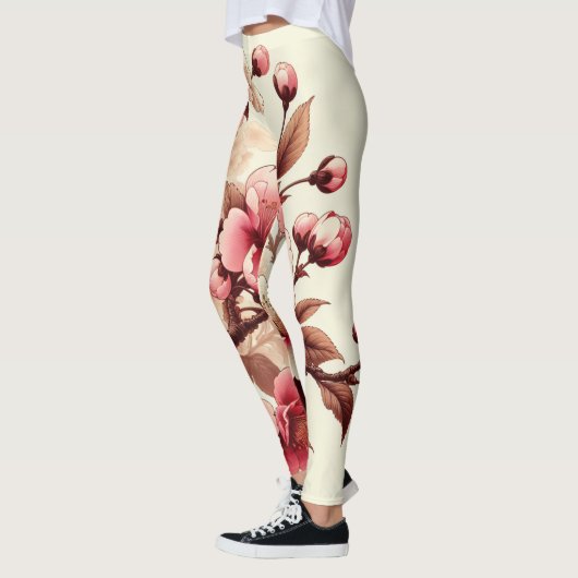 Leggings Fleur de Cerisier (Gauche)