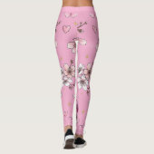 Leggings Fleur de cerisier (Dos)