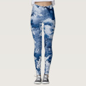 Leggings Fleur de cerisier Lune (Devant)