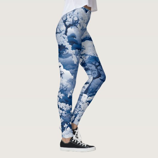 Leggings Fleur de cerisier Lune (Droite)