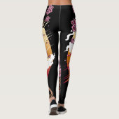 Leggings Fleur de cerisier sauvage (Dos)