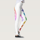 Leggings Fleur de Chakra des guêtres de la vie (Droite)