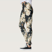 Leggings Fleur de Champagne Floral Nouvel An Mariage (Gauche)