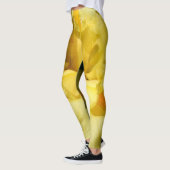 Leggings Fleur de fer jaune près (Gauche)