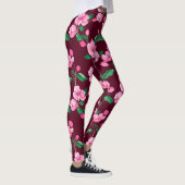 Leggings Fleur de fleurs de cerisier rose (Droite)