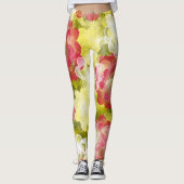 Leggings Fleur de flower power (Devant)