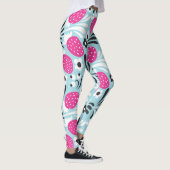 Leggings Fleur de fraise : Berry Rose Sans Seamless. (Droite)