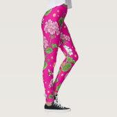 Leggings Fleur de géranium (Droite)