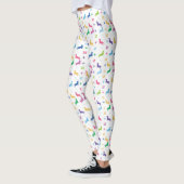 Leggings Fleur De Lis et teckels (Gauche)