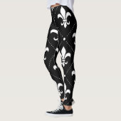 Leggings Fleur De Lis Motif (Gauche)