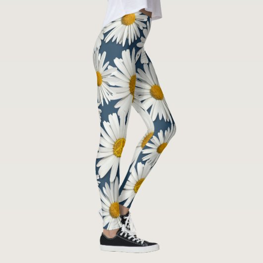 Leggings Fleur de marguerite du Symbole de Paix Intérieur S (Droite)