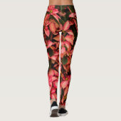 Leggings Fleur de Noël Poinsettia (Dos)