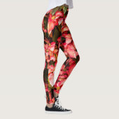 Leggings Fleur de Noël Poinsettia (Droite)